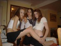 Horny couple seducing a